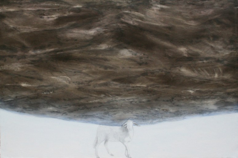 Kènosi, 2013, 130 x 180 cm, olio su tela